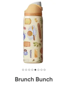 [PRE ORDER_SHIPPING 15–20 DAYS] Owala FreeSip 24/32oz Color Brunch Brunch Water Bottle Perfect for School, Work, Gym & Outdoor Activities
