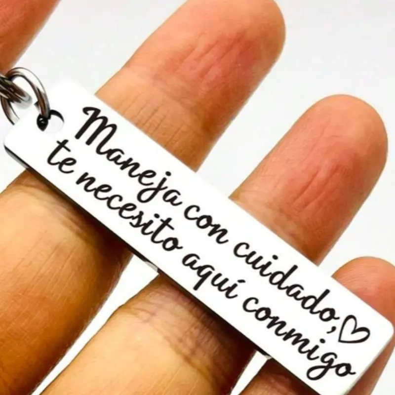 New Style Personalized Unique Lettering Durable Alloy Keychains for Men, Fashionable Gift for Women, Trendy All-Match Stylish Keyring with Universal Appeal, Perfect for Birthdays, Car Keys Decoration, Keyrings for keys