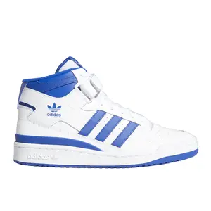 adidas Mens Forum Mid Lace Up Sneakers Shoes Casual - White