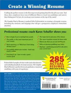 USED-The Complete Book Of Resumes: Simple Steps for Writing a. Powerful Resume by Karen Schaffer (Paperback)