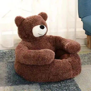 Breathable Large Dog Sofa Bed with Fluffy Pet Bed Accessories