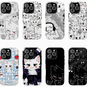 B-Boykisser Cute Furry Phone Case, Suitable for iPhone 17-11 Pro Max/Plus and  Samsung Galaxy S23-25