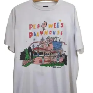 Pee Wees Playhouse Shirt, Vintage 90s Pee Wee Herman Shirt, Graphic tees, Streetwear, Men gifts, Short sleeve, cotton, Top, Menswear