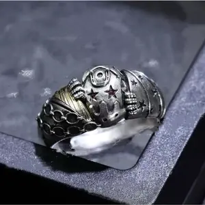 Bizarre Adventure Character Open Adjustable Ring | Fashion Accessories | Steel Ball Run | Tusk ACT4 | SBR | Party Jewelry | Perfect Gift Choice |