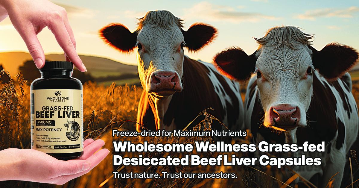 Grass Fed Desiccated Beef Liver Capsules (180 Pills, 750mg Each) - Natural Iron, Vitamin A, B12 for Energy - Humanely Pasture Raised Undefatted in New Zealand Without Hormones or Chemicals Healthcare Dietary Supplement Edible