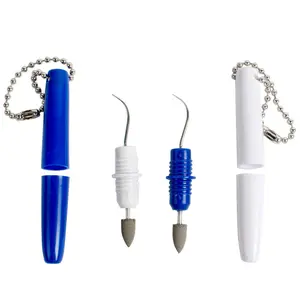 Travel Dental Picks, Portable Teeth Stain Remover, Travel Plaque and Tartar Remover — Mini Stain Eraser Dental Tooth Pick Interdental Pick Oral Hygiene Tooth Kit for Travel & Home Use