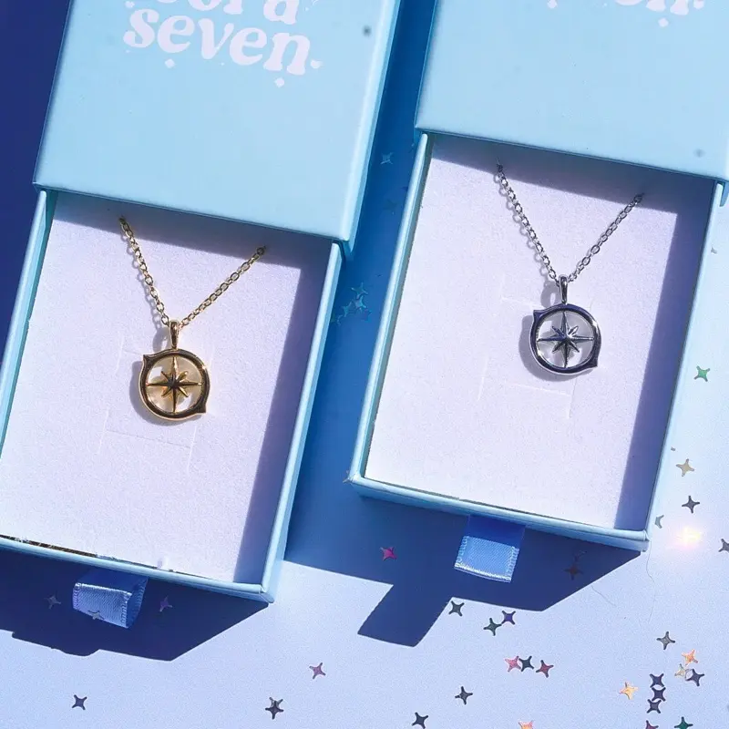 KPOP Bubble Compass Necklace KPOP Bubble Compass Necklace
