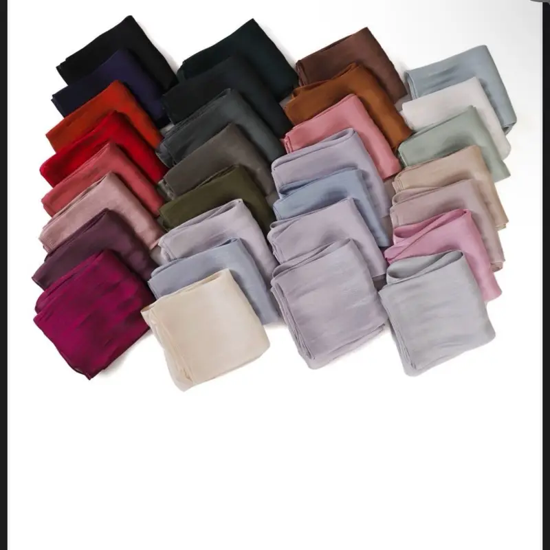 Soft Touch Solid Color Jersey Hijab 56 Colors Lightweight and Breathable Jersey Fabric 17555CM Available in Various Colors MH025