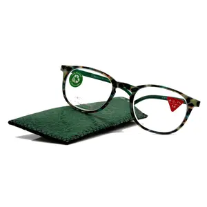 Ella, (Premium) Reading Glasses Round. High End Readers Modern Circle Style (Green) Brown Tortoiseshell +1.25..+3 Magnifying NY Fifth Avenue Lightweight Unisex