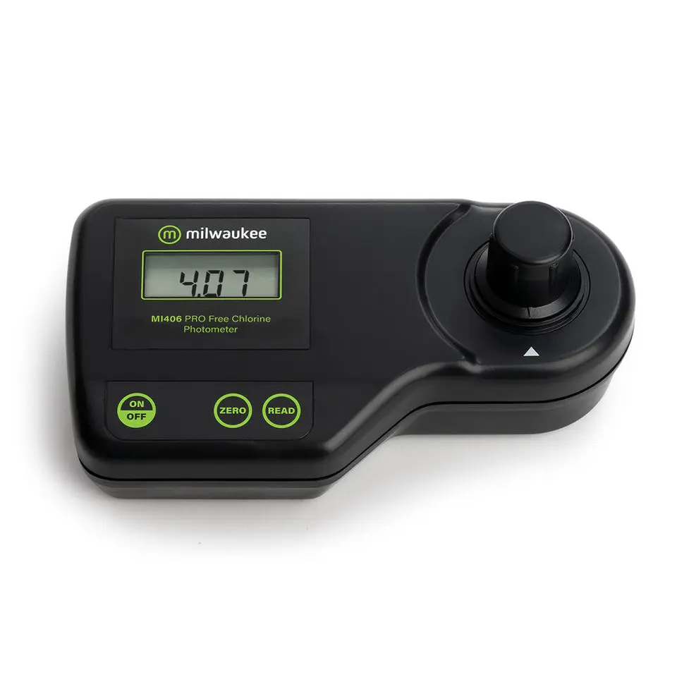 Milwaukee MI406 Free Chlorine PRO Photometer for Water Analysis,