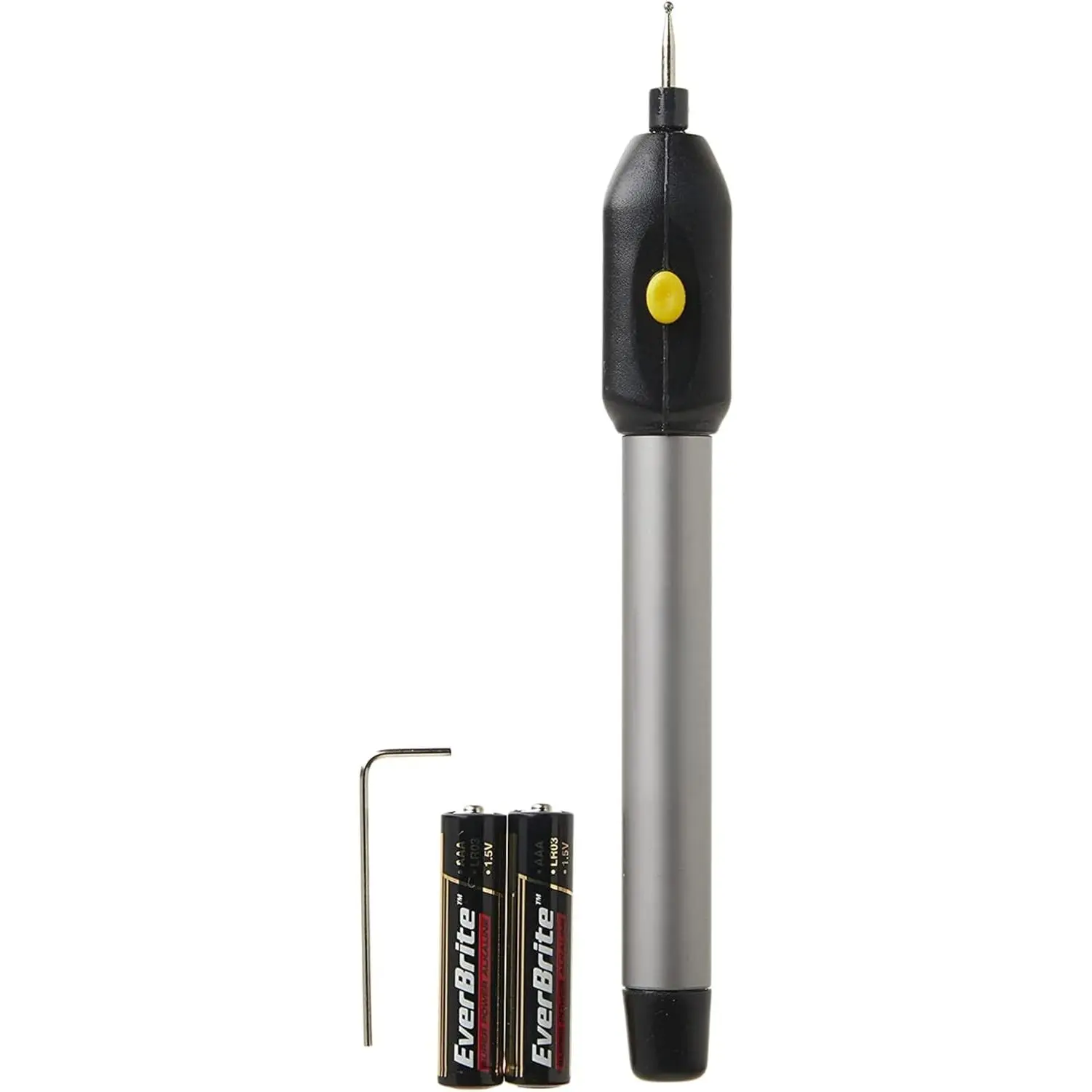 Cordless Diamond-Tipped Engraving Pen - Holdable Pen-Style Power Tool for Tools & Hardware, 20000 rpm Motor, Aluminum Body, Ergonomic Grip, Battery-Powered for Personalizing Gifts, Glass Etching, 20,000 Rpm
