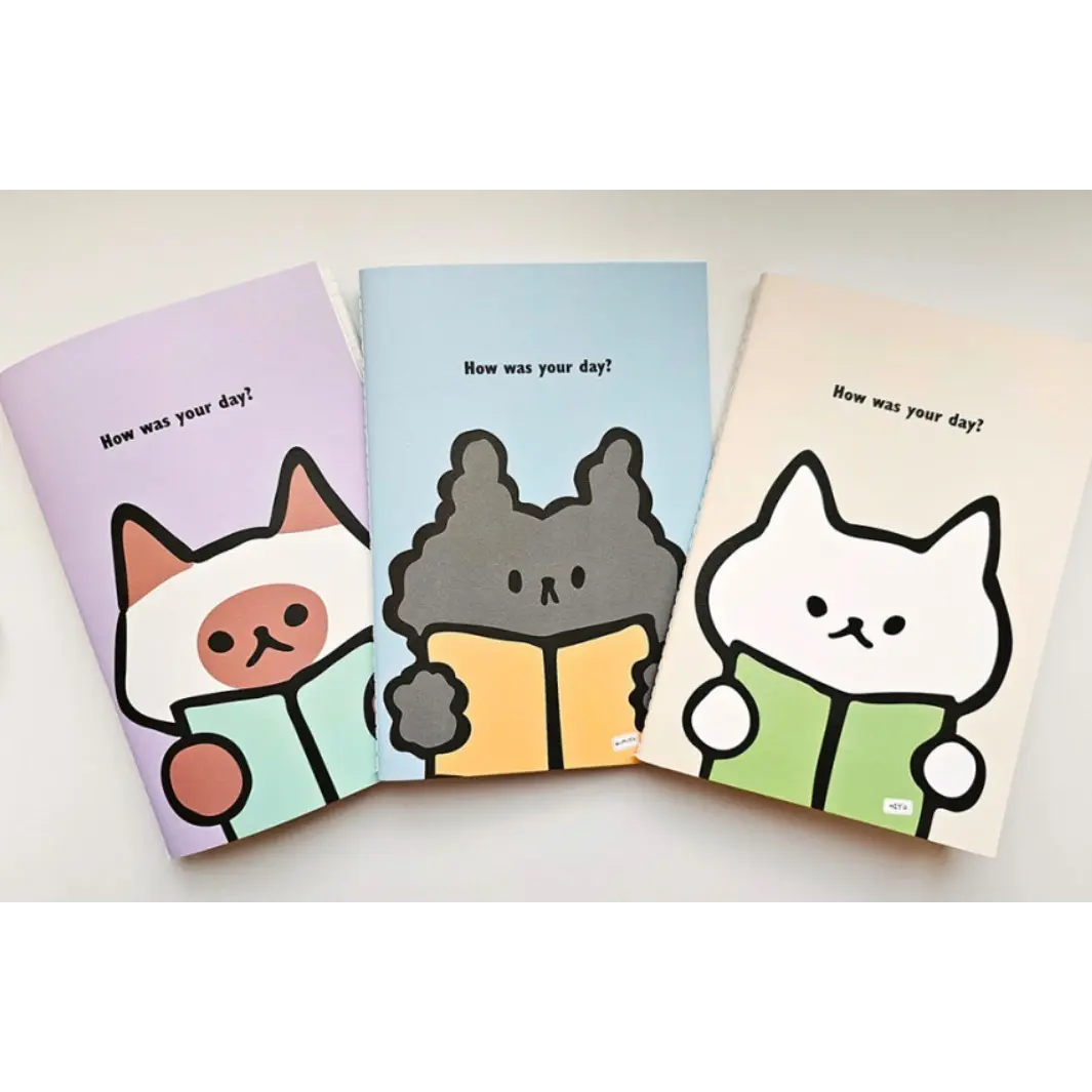 B6 Cat Trio Notebook Series