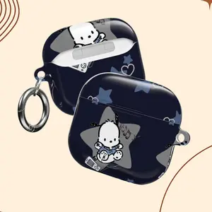 Y2K Blue Star Pochacco Air Pods Case Cute Aesthetic Matching Set Kawaii Star Design Protective Cover Gift Music Lovers AirPods 1 2 3 4 Pro