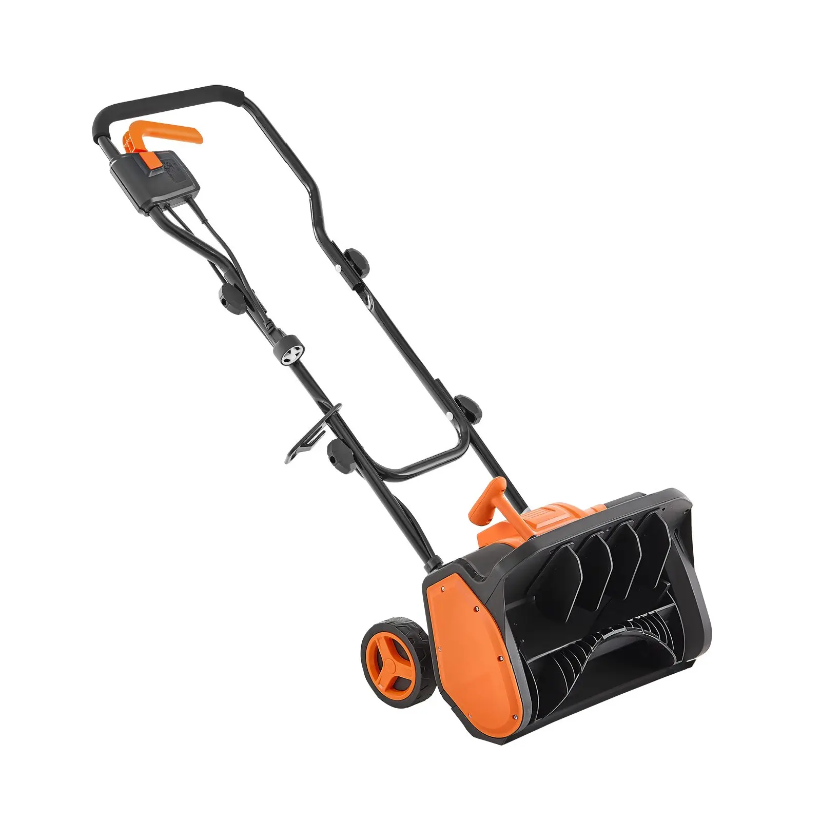 【Summerfinds】 VEVOR Corded Electric Snow Shovel, 12A 17in 1500W, 60 Adjustable Chute, 20ft Throwing Distance, Dual Safety Switch Snowthrower, 18.08 lbs Lightweight Winter Ice Removal Tool for Driveway, Sidewalk, Patio, 39.4×17.7×33.9 in, 17 Inch