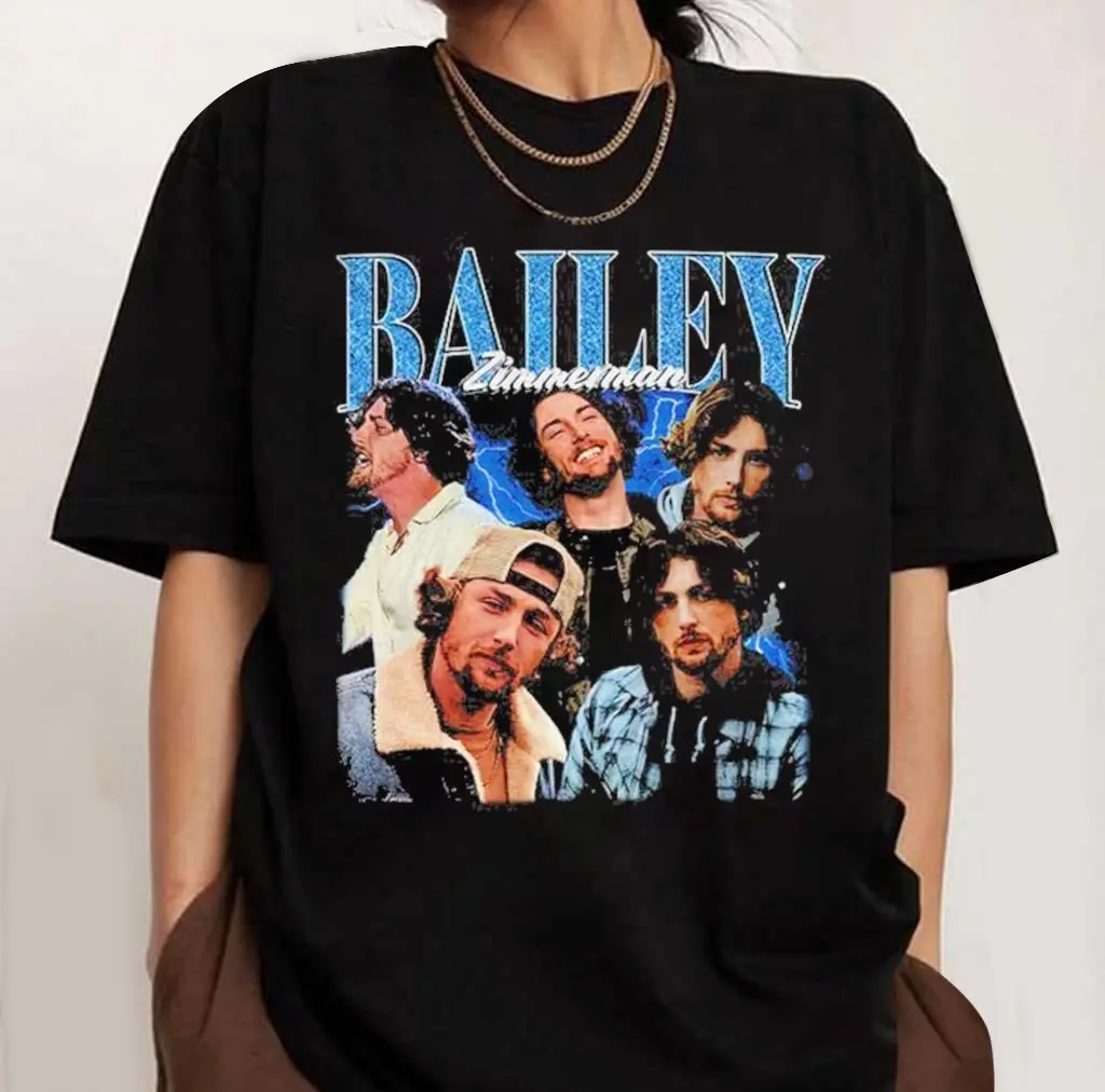 Bailey Zimmerman Distressed Vintage Design Gift For Fans T-Shirt