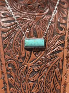 Royston Turquoise Bar Necklace