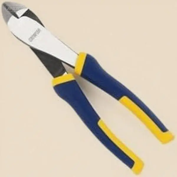 Irwin 8-in Heavy-Duty Nickel Chromium Steel Diagonal Cutting Pliers, Professional Hand Tool with Induction Hardened Precision Ground Cutting Edge, ProTouch Grip Ergonomic Non-Slip Handles, Reduced Hand Fatigue, Lifetime Guarantee, 8 Inches, Induction Hard
