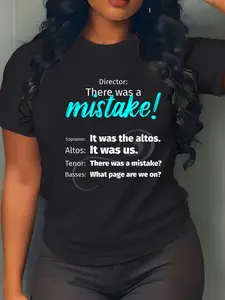 100% Cotton Unisex Choir Singing Music T-Shirt There was a mistake! T-Shirt Casual Graphic Printed Vintage Tshirt