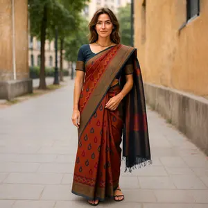 Patola sari and blouse set
