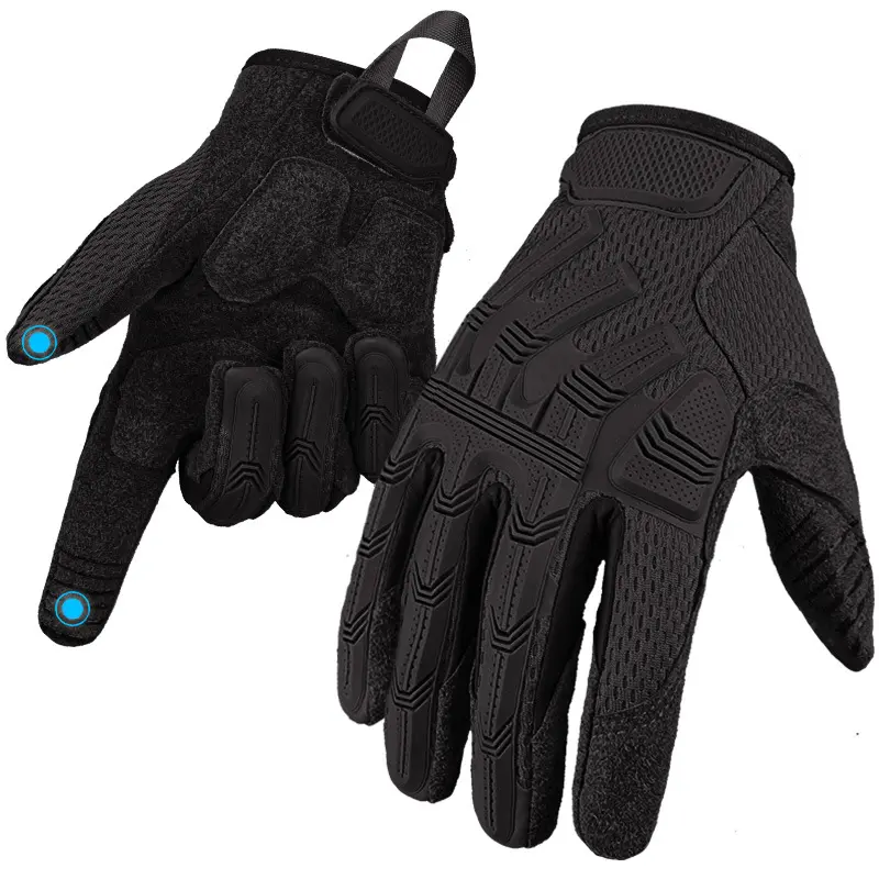 Protective gloves Outdoor mountaineering non-slip motorcycle riding Touch screen shock absorption mitts