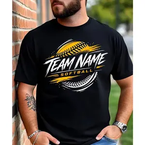 Custom Name Softball T-Shirt, Softball Custom Team Shirt, Personalized Team Shirt, Softball Shirt,