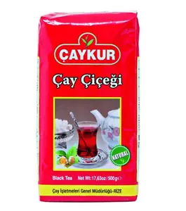 Caykur Turkish Famous Cay Cicegi Black Tea Loose Served Almost in All Turkish Restaurants 500Gr