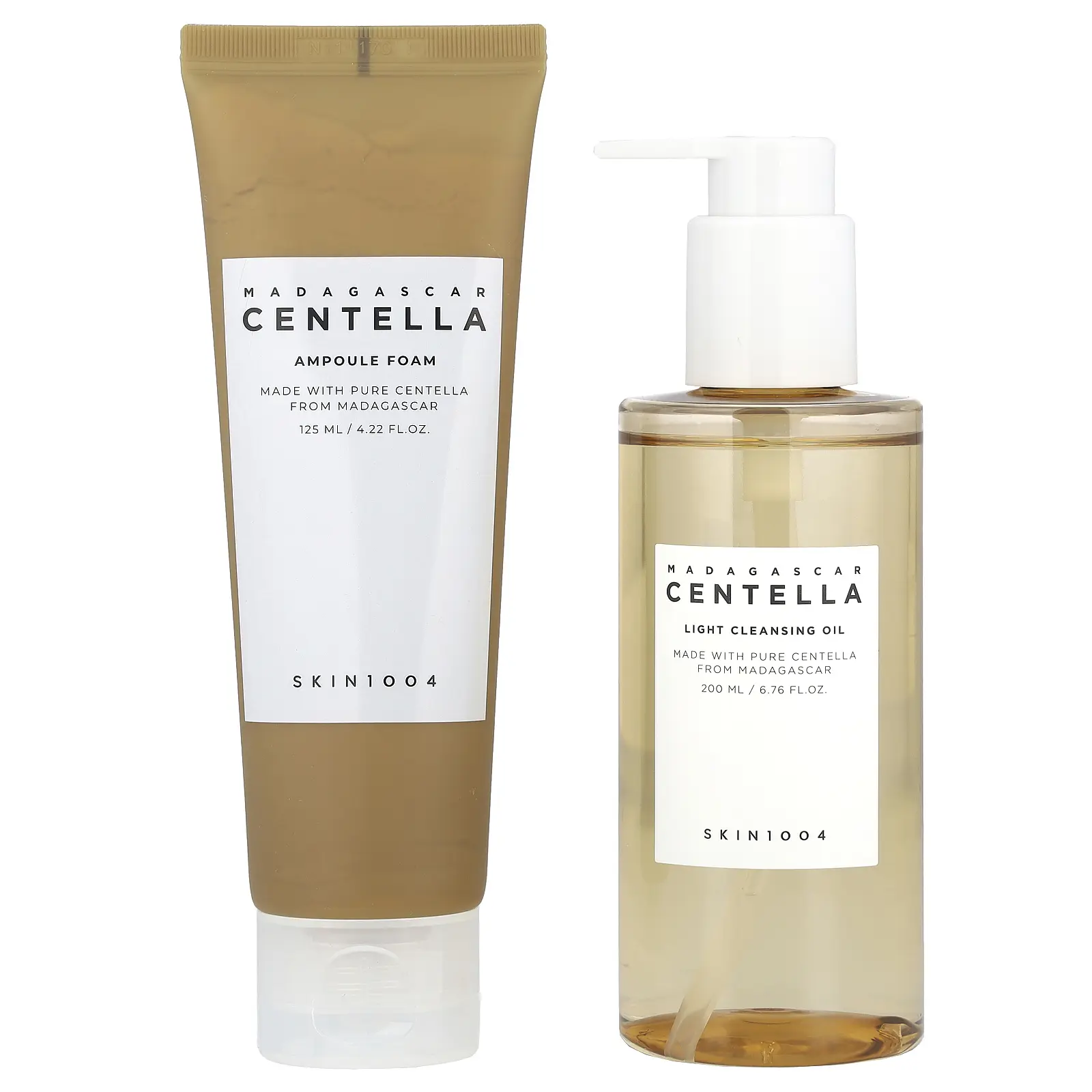 SKIN1004 Madagascar Centella, Double Cleansing Duo, 2 Piece Set SKIN1004 Madagascar Centella, Double Cleansing Duo, 2 Piece Set