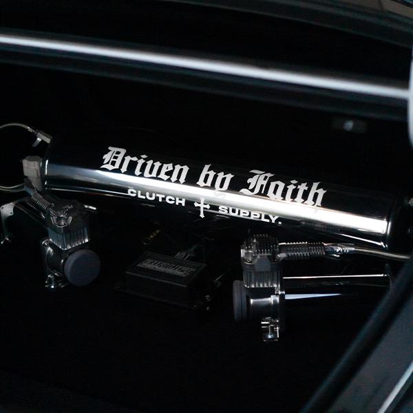 Driven by Faith Decal