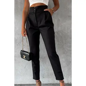 High Waist Tapered Pants