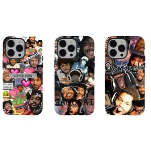 Old-Style Collage Phone Case,Funny Face Heart Art Cover,For iPhone 17 Pro Max 16 15 14 13 12 11 for Samsung S21 S22 S23 S24 S25 Phone Case,Gifts for girlfriend and fans,Phone Accessories