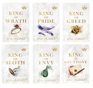 Kings of Sin by Ana Huang (7-Book Novel Series) : King of Wrath , King of Pride , King of Greed , King of Sloth, King of Envy, King of Gluttony (Paperback)