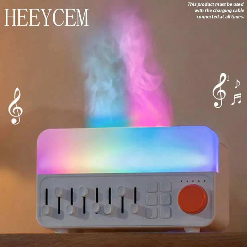 3-in-1 White Noise Machine & Humidifier – 8 Soothing Sounds, USB Powered, Timer, Color-Changing Night Light, and Auto Shut-Off – Ultra-Quiet Operation, Ideal for Bedroom, Home Office, or Travel – Portable Sound Machine with Aroma Diffuser Function