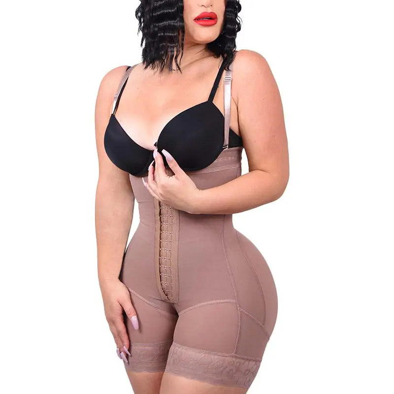 Curvy-faja Women's Tummy Control Shapewear Butt Lifter Short with Detachable Straps - Leg, Womenswear Comfort Compression