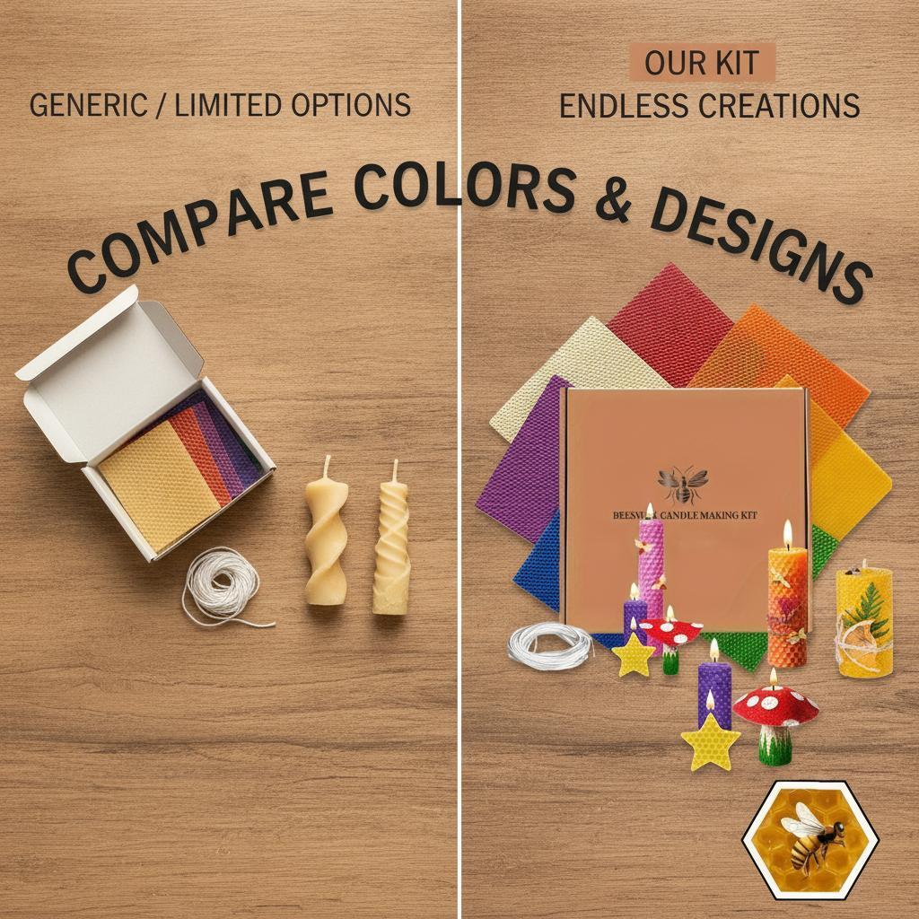 20×20cm colorful honeycomb beeswax sheets DIY candle making kit, 7 beeswax sheets with cotton wicks, craft kit for adults, spiritual altar keepsake, Christmas and Halloween home holiday gift 20×20cm colorful honeycomb beeswax sheets DIY candle making kit, 7 beeswax sheets with cotton wicks, craft kit for adults, spiritual altar keepsake, Christmas and Halloween home holiday gift