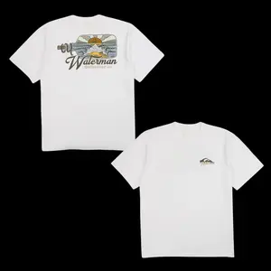 Quiksilver Waterman Shirt – Ocean Fishing Graphic Shirt, Coastal Lifestyle T-Shirt, Vintage Sea Design Shirt, Beach Gift, Men’s Tops