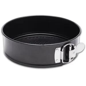 9 Inch Non-stick Cheesecake Pan Springform Pan with Removable Bottom/Leakproof Cake Pan - Black