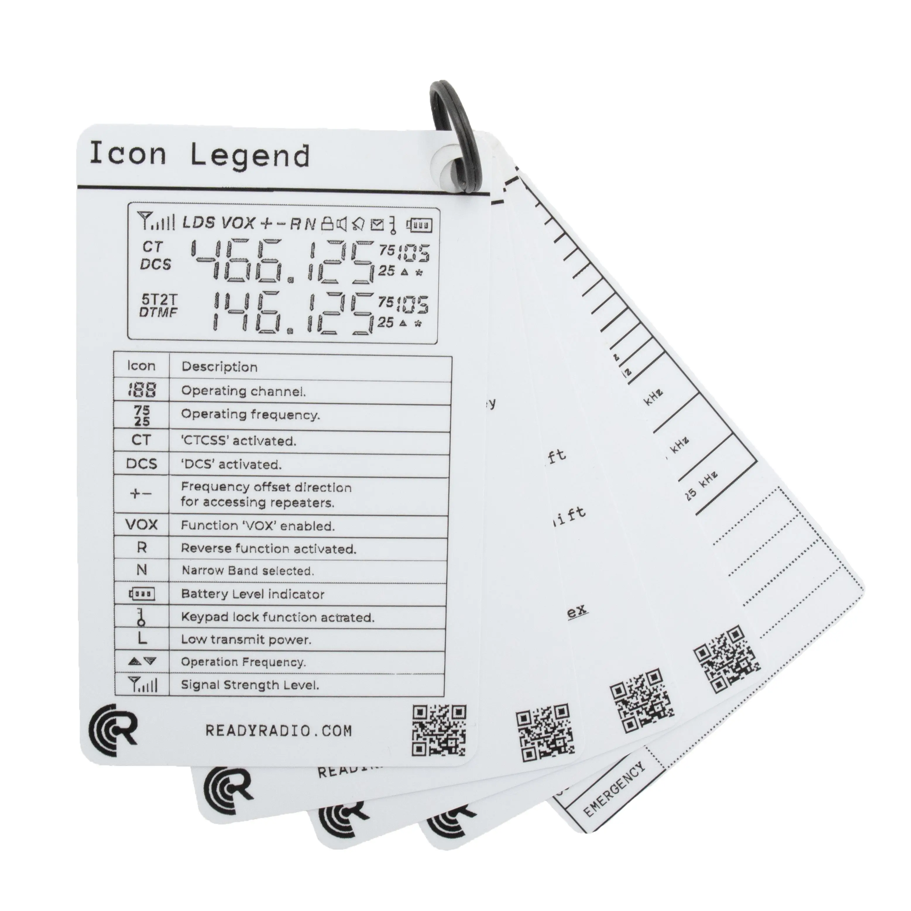 Ready Radio™ Programming Cards