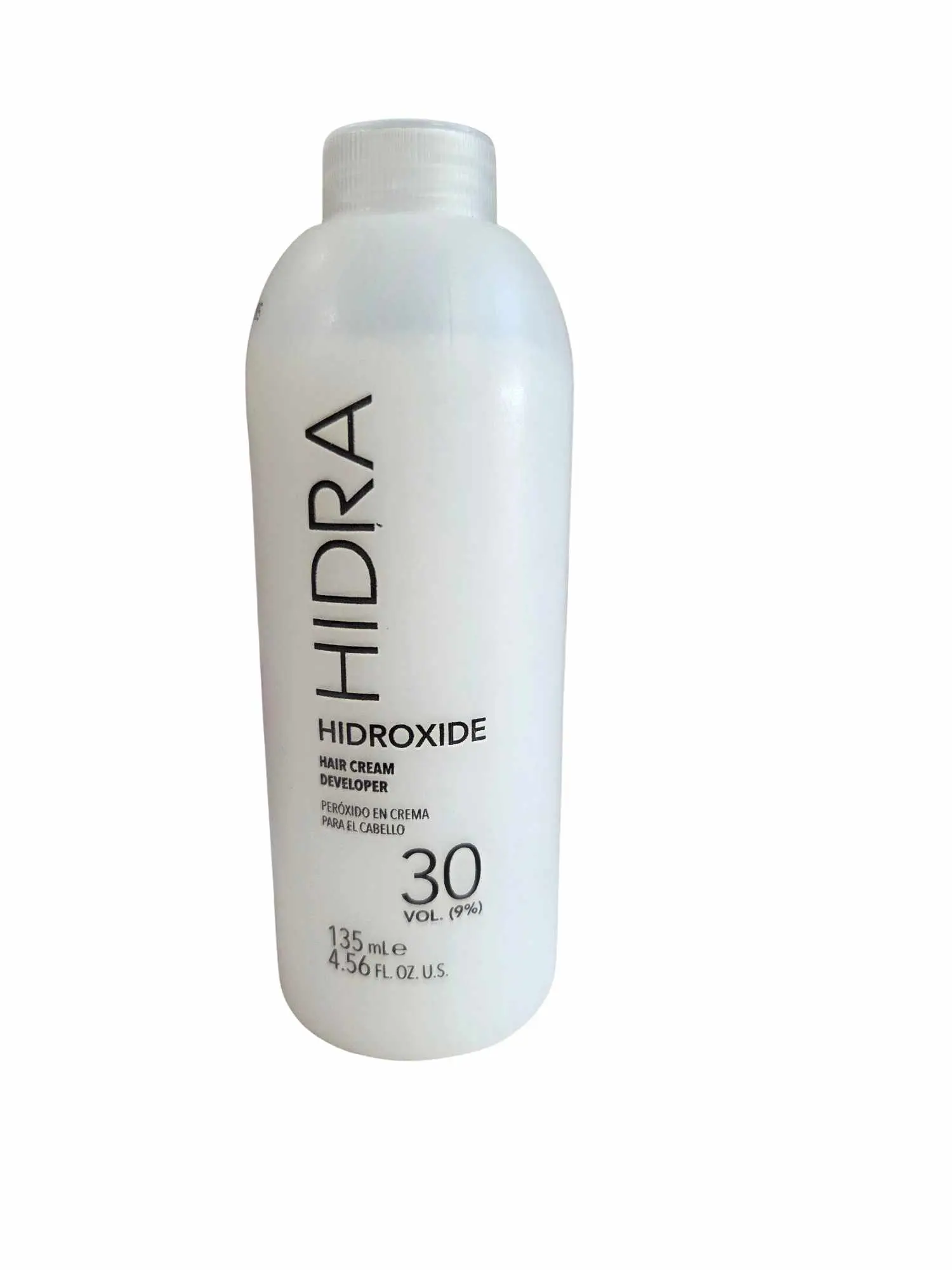 HIDRA Hidracolor Ammonia-Free Peroxide Cream Developer, 30 Volume with Color Protection for Normal, Fine, Curly & Aging Hair, 4.5 fl oz