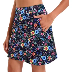 Women's Active Athletic Skort, Lightweight Tennis Skirt Perfect for Running Training Sports Golf