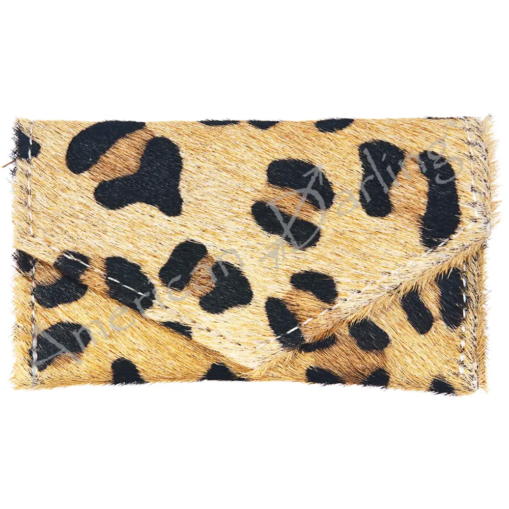 American Darling Coin Purse Bag Handcrafted from Hair-On Cowhide and Genuine Leather with Snap Closure and Compact Design