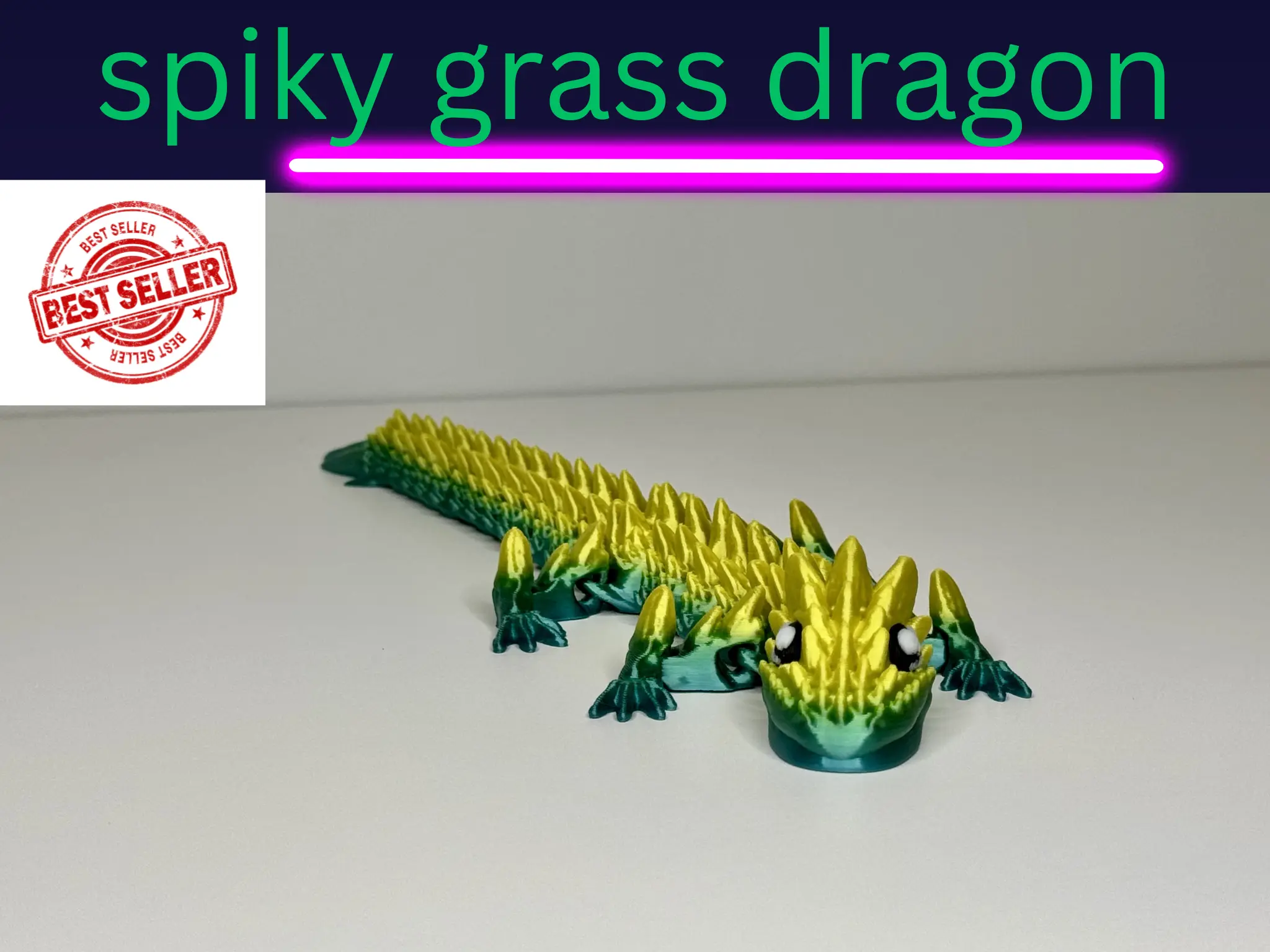 Grass dragon | 3d printed | dragon | fun | decor