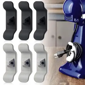 Multifunctional Cord Organizer, 6pcs Kitchen Appliances Cord Hook, Wire Winder for Kitchen Coffee Maker, Coffee Machine, Air Fryer, Mixer, Toaster