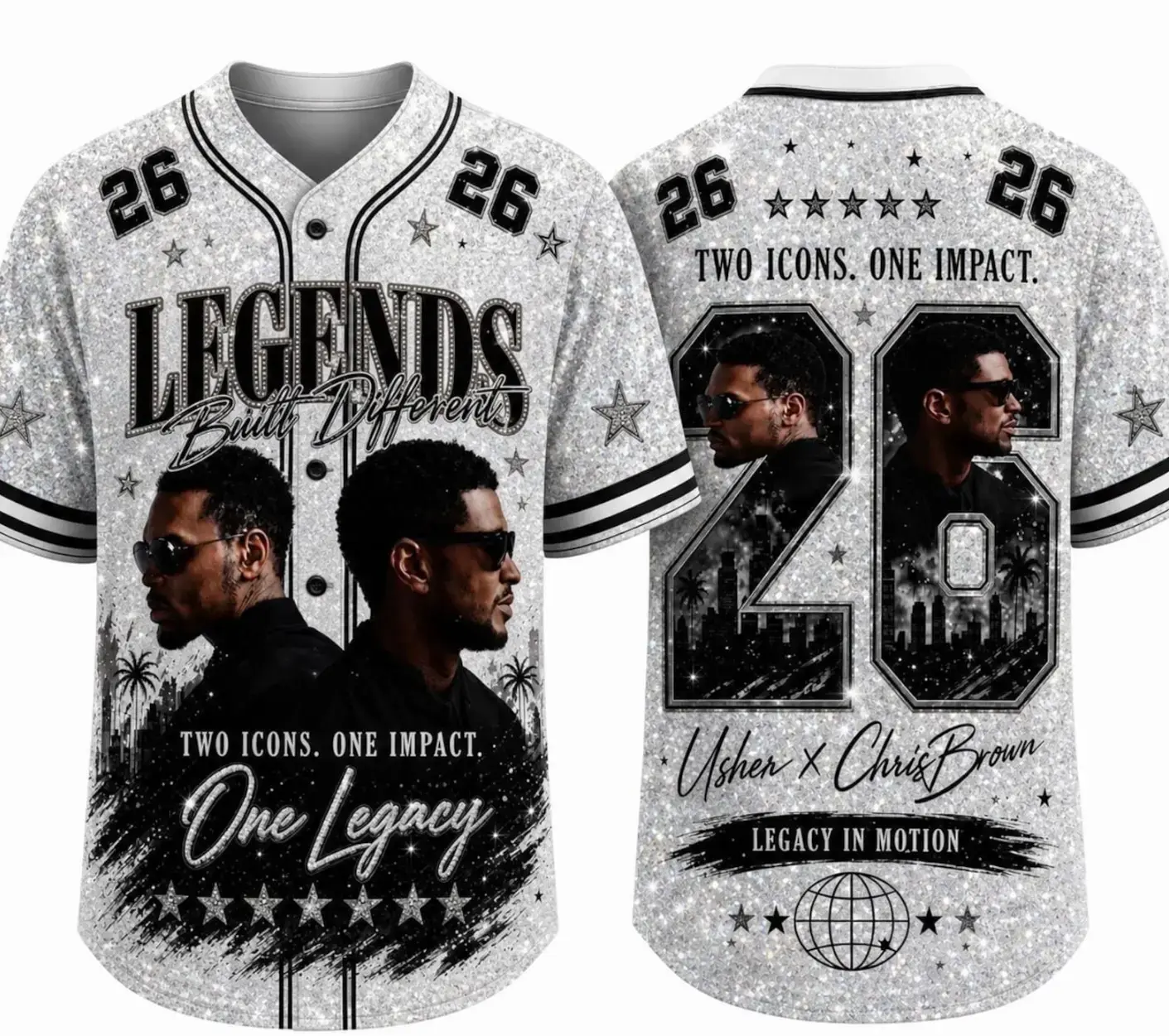 Custom R&B Inspired Baseball Jersey, Personalized Name & Number Concert Shirt, Music Tour 2026 Fan Apparel, Hip Hop Streetwear Jersey, Vintage Music Festival Outfit, Unisex Sports Jersey, Gift for Music Lovers