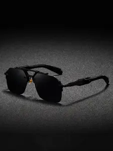 Vintage Unisex Fashion Sunglasses Casual Eyewear for Men, Suitable for Everyone, Featuring a Punk Retro Metal Design Ideal for Parties