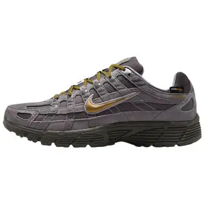 Nike P-6000 Comfortable Soft Running Shoes for Men and Women in Gray Gold nike p6000  cool  grey
