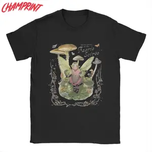 Melanie Martinez Men's Melan Pink Graphic T-Shirt | Short Sleeve Fitted Tee Shirt | Pure Cotton Soiree Top