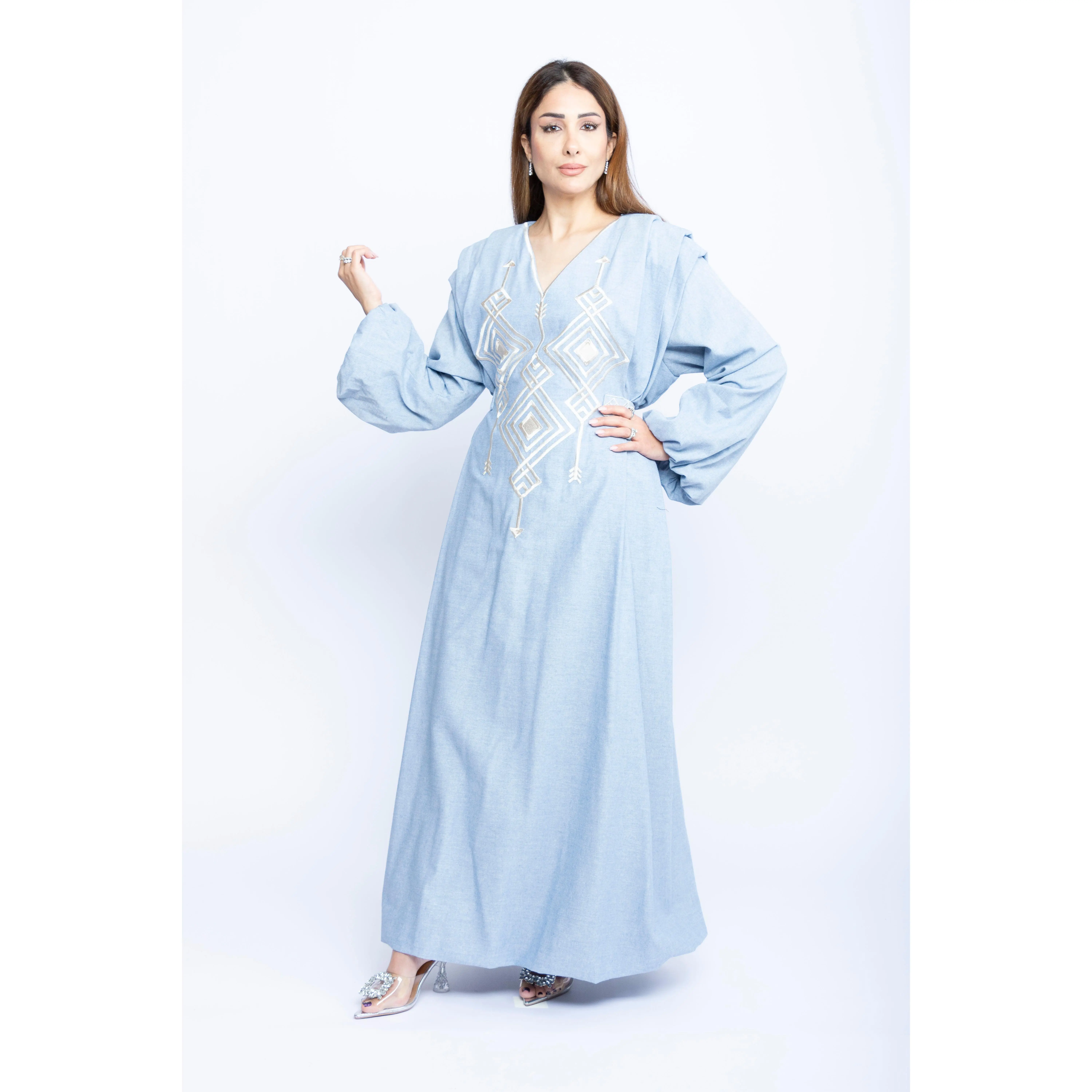 Skyline Grace Kuwaiti Embroidered Dress