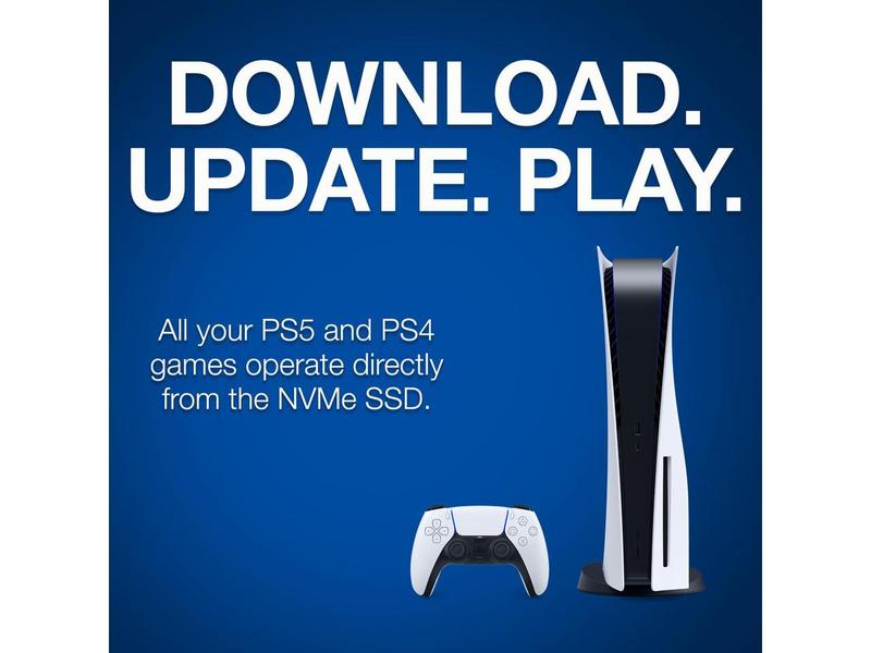 Seagate Game Drive PS5 NVMe SSD for PS5 1TB Internal Solid State Drive - PCIe Gen4 NVMe 1.4, Officially Licensed, Up to 7300MB/s with Heatsink (ZP1000GP3A1011)