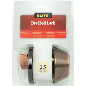 WorldWide Sales Online Keyed Entry Deadbolt Lock Antique Copper Finish – Door Locks, import_2021_10_29_212114