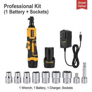 12V Cordless High-Torque Impact Wrench, Ratchet Wrench Set, Screwdriver, Nut Remover, Automotive Repair Tools, Power Tool Set